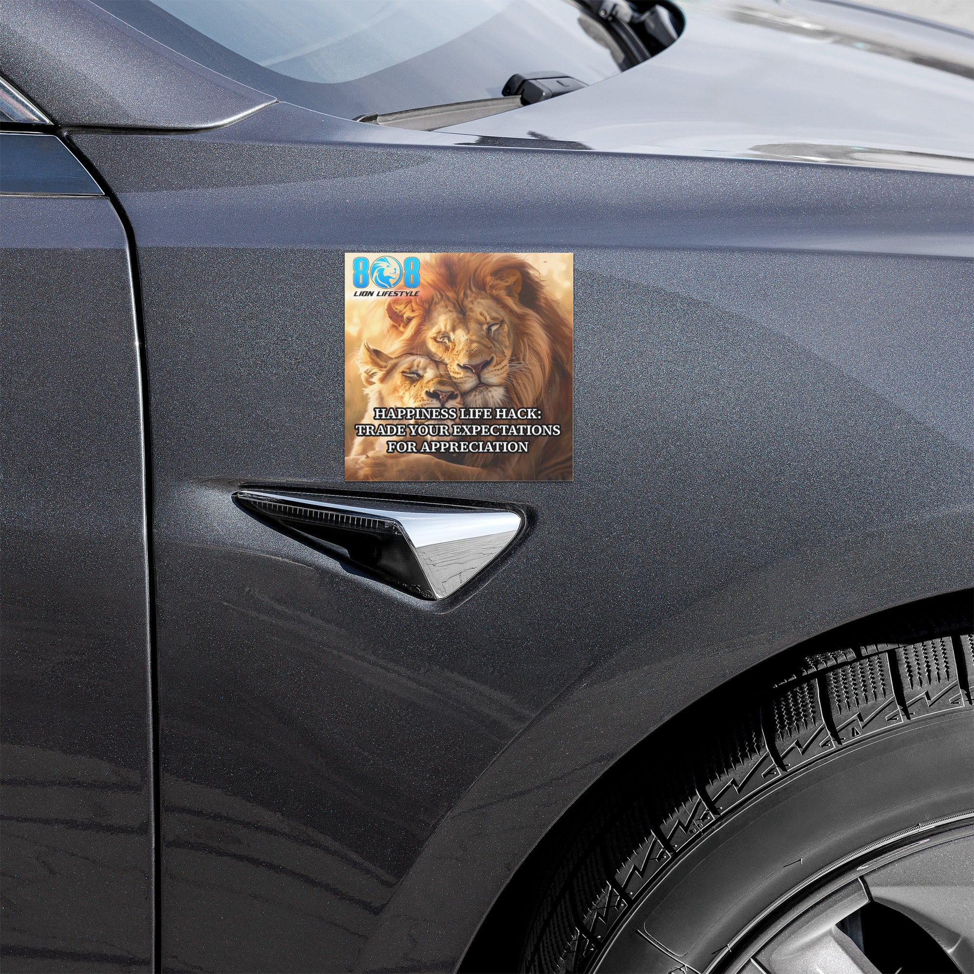 Unlock a calmer, happier drive with the Happiness Life Hack Car Magnet—a simple shift that changes everything. This trade expectations for appreciation car magnet reframes your mindset instantly. Designed as a gratitude over expectations vehicle magnet, it builds an appreciation mindset motivational car magnet that attracts peace and purpose. Experience lasting joy with this joy through gratitude inspirational car magnet—add to cart now.