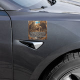 Contend With Snakes Car Magnet