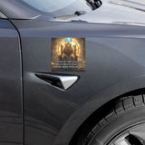 Golden Circle Car Magnet
