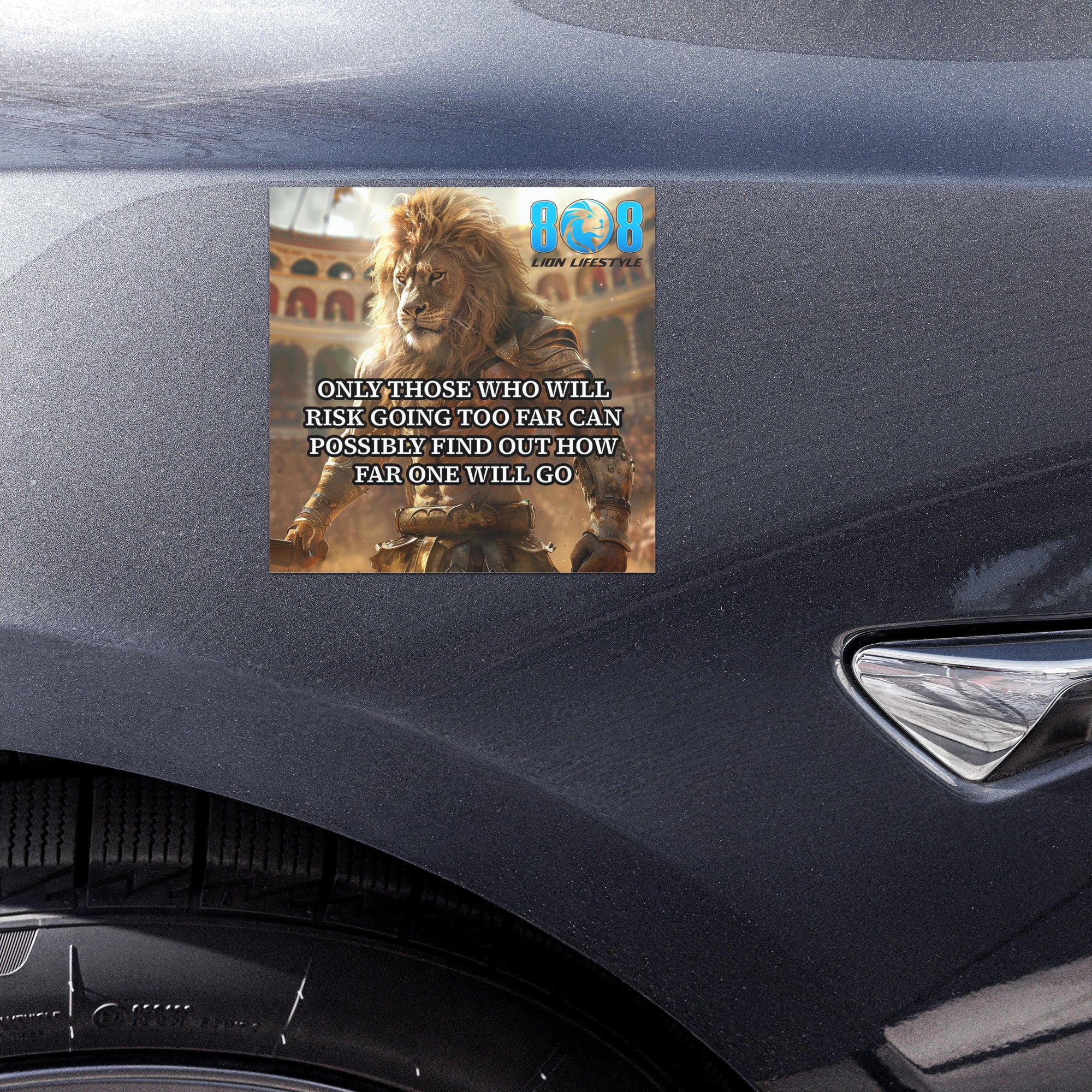 Challenge your limits with the Find Out How Far Car Magnet, built for drivers who refuse to stay comfortable. This Risk creates growth car magnet fuels bold action, while the Push beyond limits vehicle magnet reinforces daily courage. Designed as a Courage to go further car magnet, it doubles as a powerful Comfort zone breaker motivation magnet. Add to cart and drive beyond limits today.