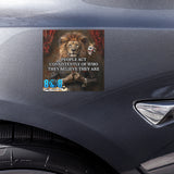 The People Act Car Magnet is a daily reminder that your identity drives your results. Let the Identity shapes behavior car magnet and Become who you believe vehicle magnet reinforce winning habits on every drive. This Self-image drives actions motivation magnet empowers you to Act like the person you want to be car magnet—upgrade your mindset and Add to cart today.