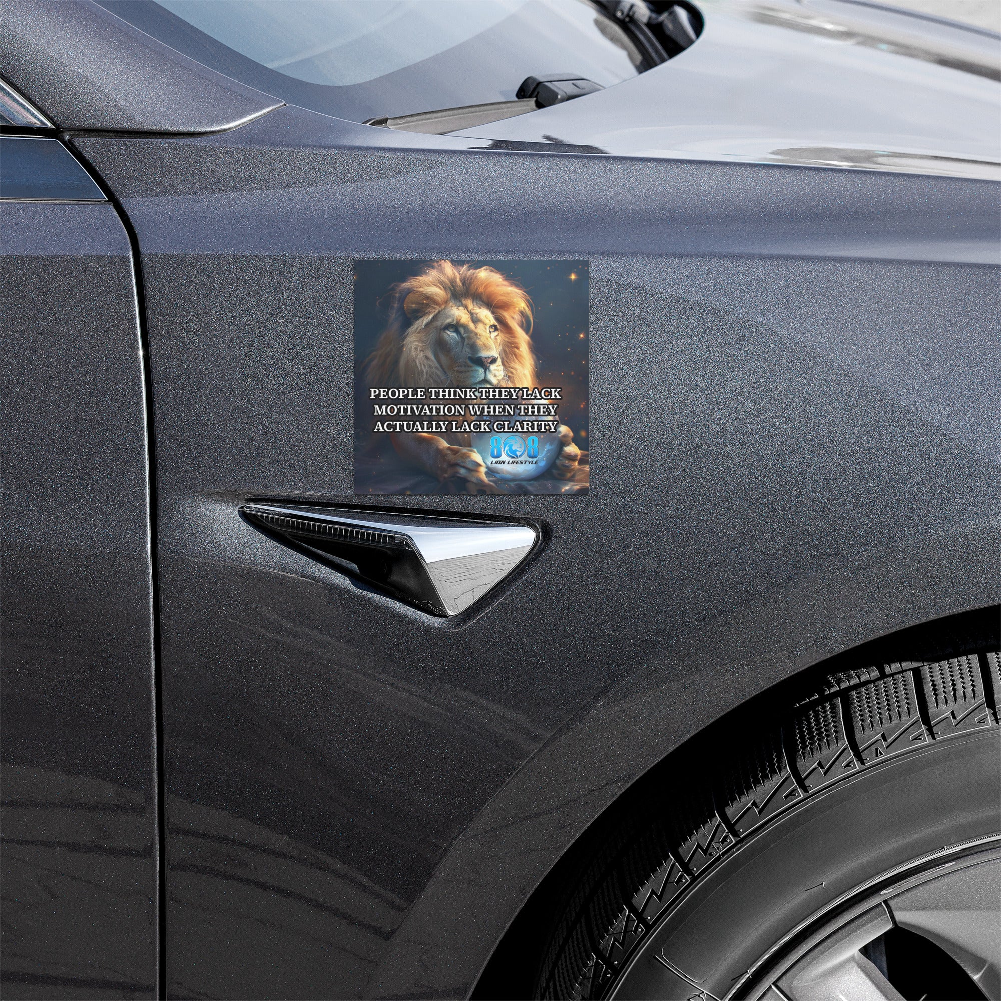 The Motivational Clarity Car Magnet is designed to sharpen focus and eliminate confusion. This Clarity creates motivation car magnet reminds you that progress begins with direction. Let the Focus brings momentum vehicle magnet and Clear goals drive action car magnet guide every move, reinforcing a powerful Direction over motivation reminder magnet—gain clarity, move forward, and Add to cart now.