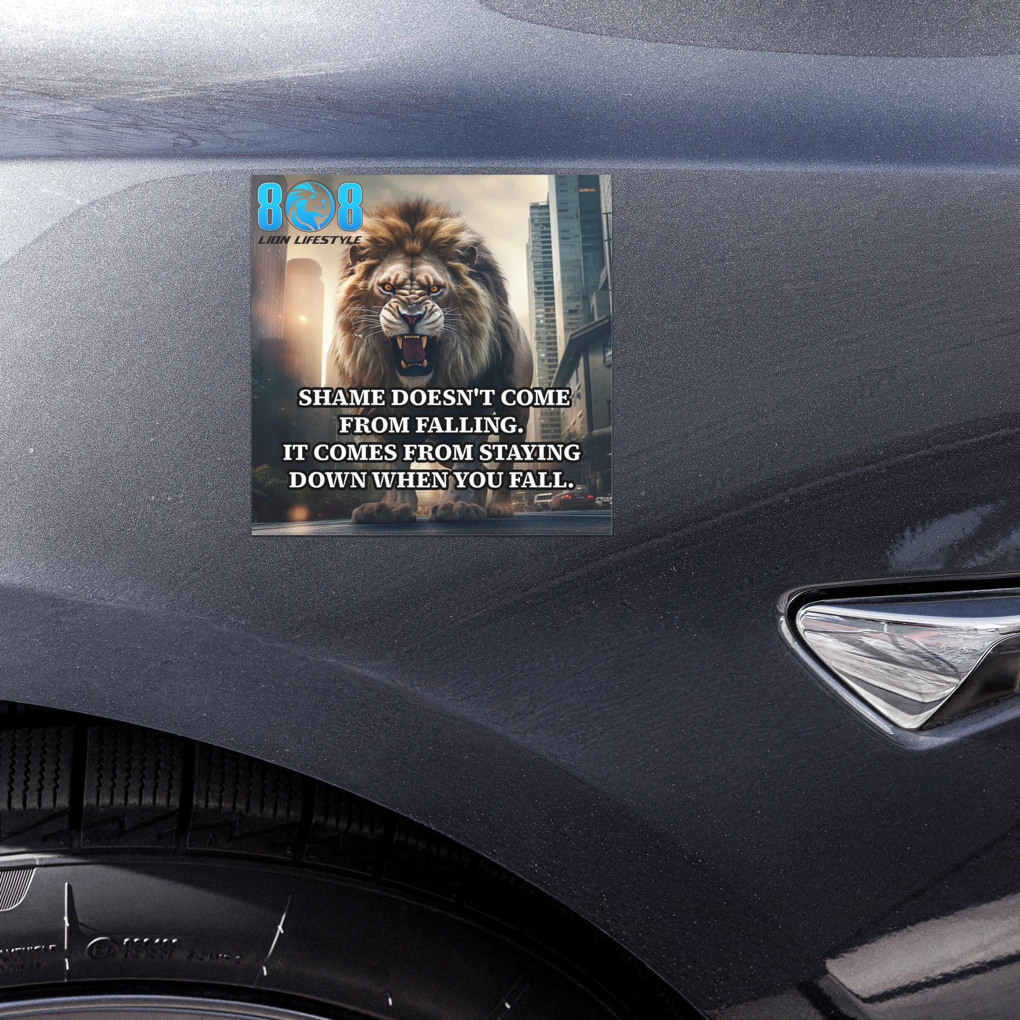 The Get Back Up Car Magnet is a bold reminder that strength is proven in the comeback. This Rise after failure motivation car magnet fuels resilience, while the Fall down get up vehicle magnet keeps you moving forward. Designed to reinforce a Resilience over weakness mindset car magnet, it anchors a Keep fighting forward reminder magnet on every drive—stand up stronger and Add to cart now.