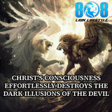 Stand firm in truth with the Christ's Consciousness Car Magnet, a powerful declaration of faith and clarity. This Christ centered mindset car magnet radiates strength as a Spiritual authority vehicle magnet. Featuring a bold Light over darkness faith car magnet message and Christian spiritual warfare magnet purpose, it turns every drive into a testimony of victory. Add to cart