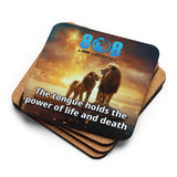Transform your environment with the Power Of Thy Tongue Coaster, a reminder that every word shapes your reality. This speak life mindset coaster strengthens your intention, while the words have power drink coaster keeps your speech aligned with truth. Guard your influence with the life and death tongue coaster and uplift others through this positive speech inspiration coaster. Speak life—Add to cart now.