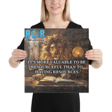 Be Resourceful Canvas