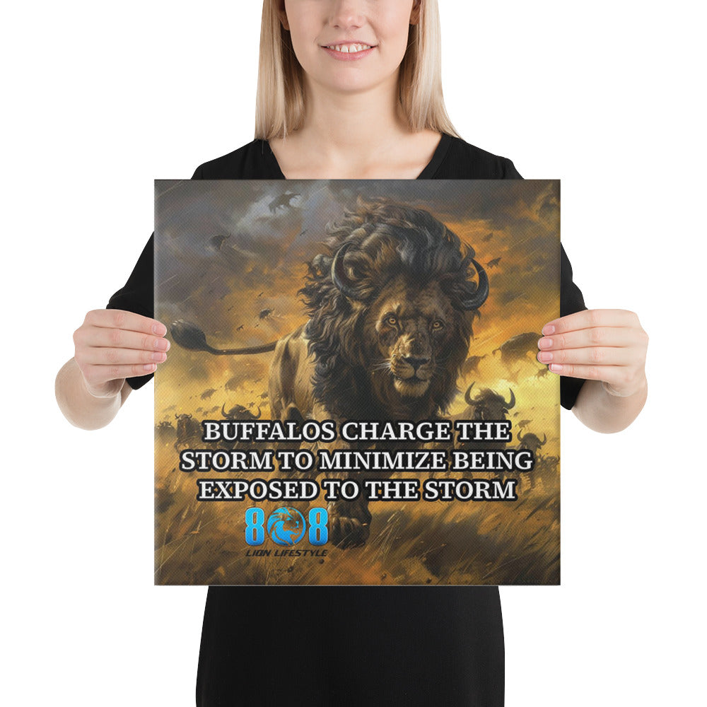 Face challenges head-on with our Buffalo’s Storm Charge Canvas, a bold symbol of strength and resilience. Inspire courage daily with a powerful Charge The Storm Buffalo Canvas Print, or energize your space with a dramatic Face Your Fear Wal Art. The timeless Be the Buffalo Charge the Storm Wall Art and striking Buffalo Facing the Storm Canvas Art fuel determination. Rise above—Add to cart today!