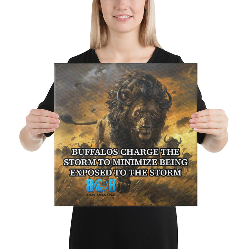 Face challenges head-on with our Buffalo’s Storm Charge Canvas, a bold symbol of strength and resilience. Inspire courage daily with a powerful Charge The Storm Buffalo Canvas Print, or energize your space with a dramatic Face Your Fear Wal Art. The timeless Be the Buffalo Charge the Storm Wall Art and striking Buffalo Facing the Storm Canvas Art fuel determination. Rise above—Add to cart today!