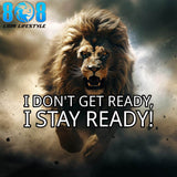 Win before the moment arrives with the Stay Ready Sticker—a bold reminder that preparation is power. This Always prepared motivational sticker and Ready for anything quote sticker sharpen your competitive edge daily. Designed as a Preparation meets opportunity sticker and Be prepared mindset reminder sticker, it fuels constant readiness. Add to cart now and stay ready for greatness.