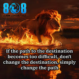 Stay committed without burning out with the Simpler Path Car Magnet, a daily reminder to move smarter. This Change the path not the goal car magnet reinforces clarity and discipline. Build momentum with a Strategic flexibility mindset vehicle magnet, powered by an Adapt and overcome motivation car magnet. Progress wins with a Smart persistence success quote car magnet. Add to cart.
