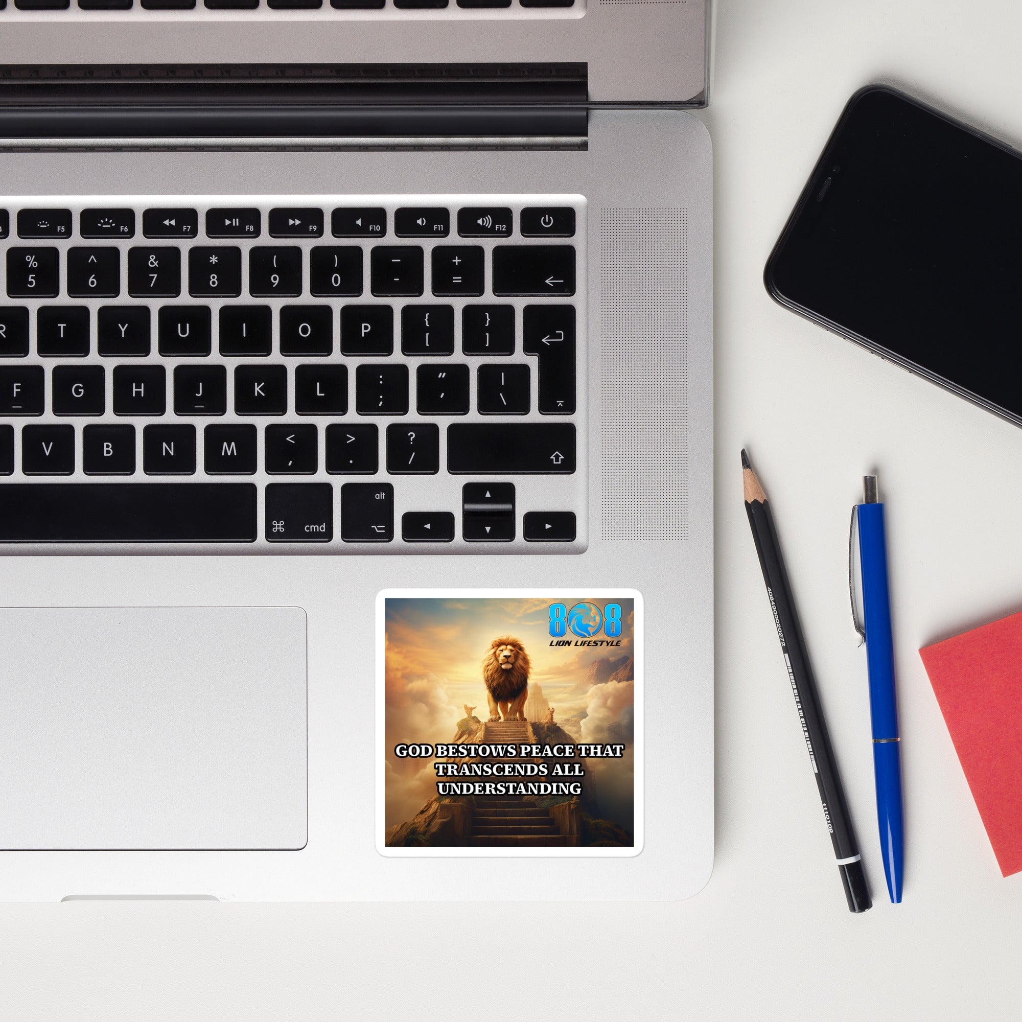 Wrap your heart in calm with the Peace Of God Sticker—a powerful reminder that His presence steadies every storm. This God’s peace beyond understanding sticker and Christian peace quote sticker anchor your spirit daily. Designed as a Faith brings peace reminder sticker and Biblical encouragement inspirational sticker, it radiates comfort and strength. Add to cart now and carry His peace everywhere.
