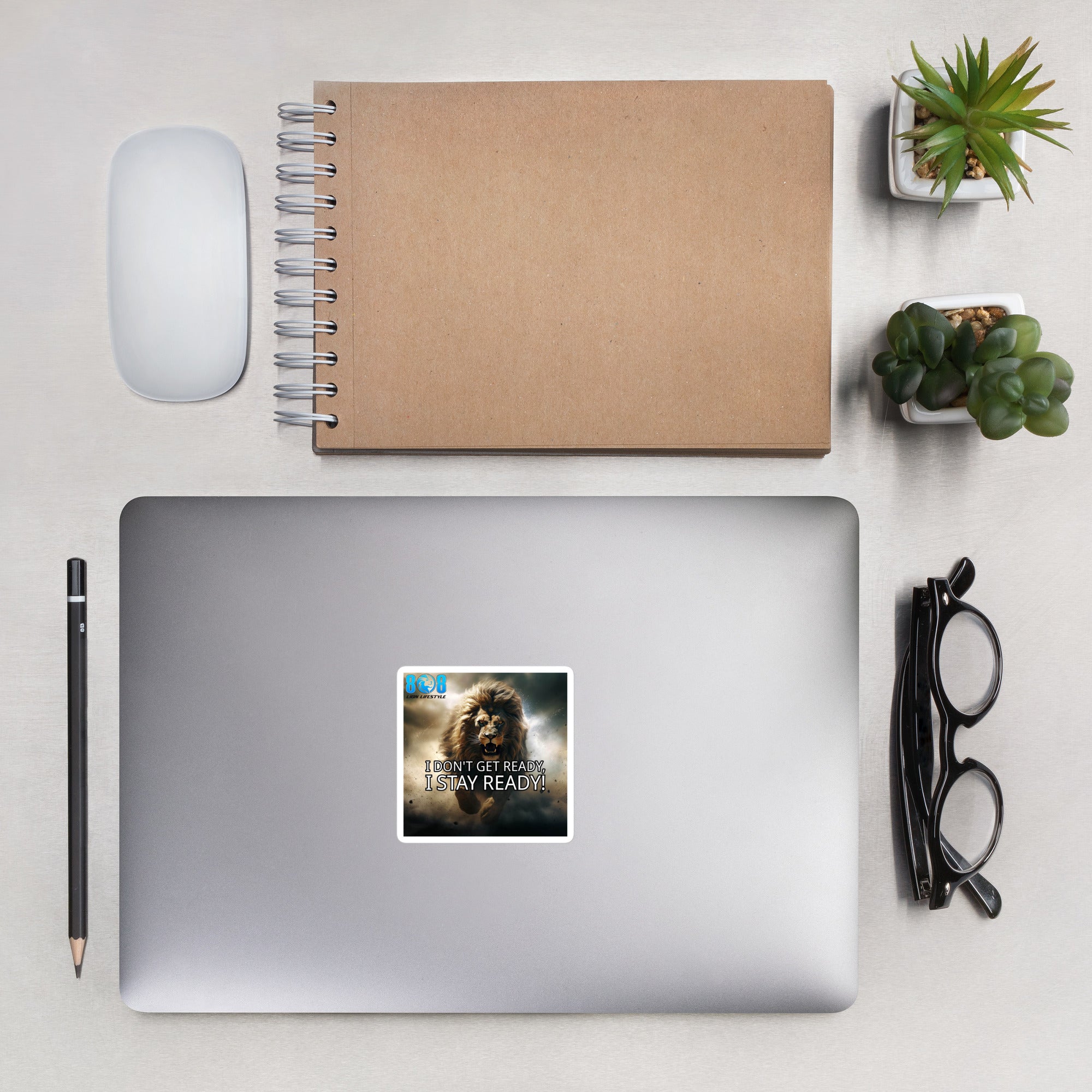 Win before the moment arrives with the Stay Ready Sticker—a bold reminder that preparation is power. This Always prepared motivational sticker and Ready for anything quote sticker sharpen your competitive edge daily. Designed as a Preparation meets opportunity sticker and Be prepared mindset reminder sticker, it fuels constant readiness. Add to cart now and stay ready for greatness.