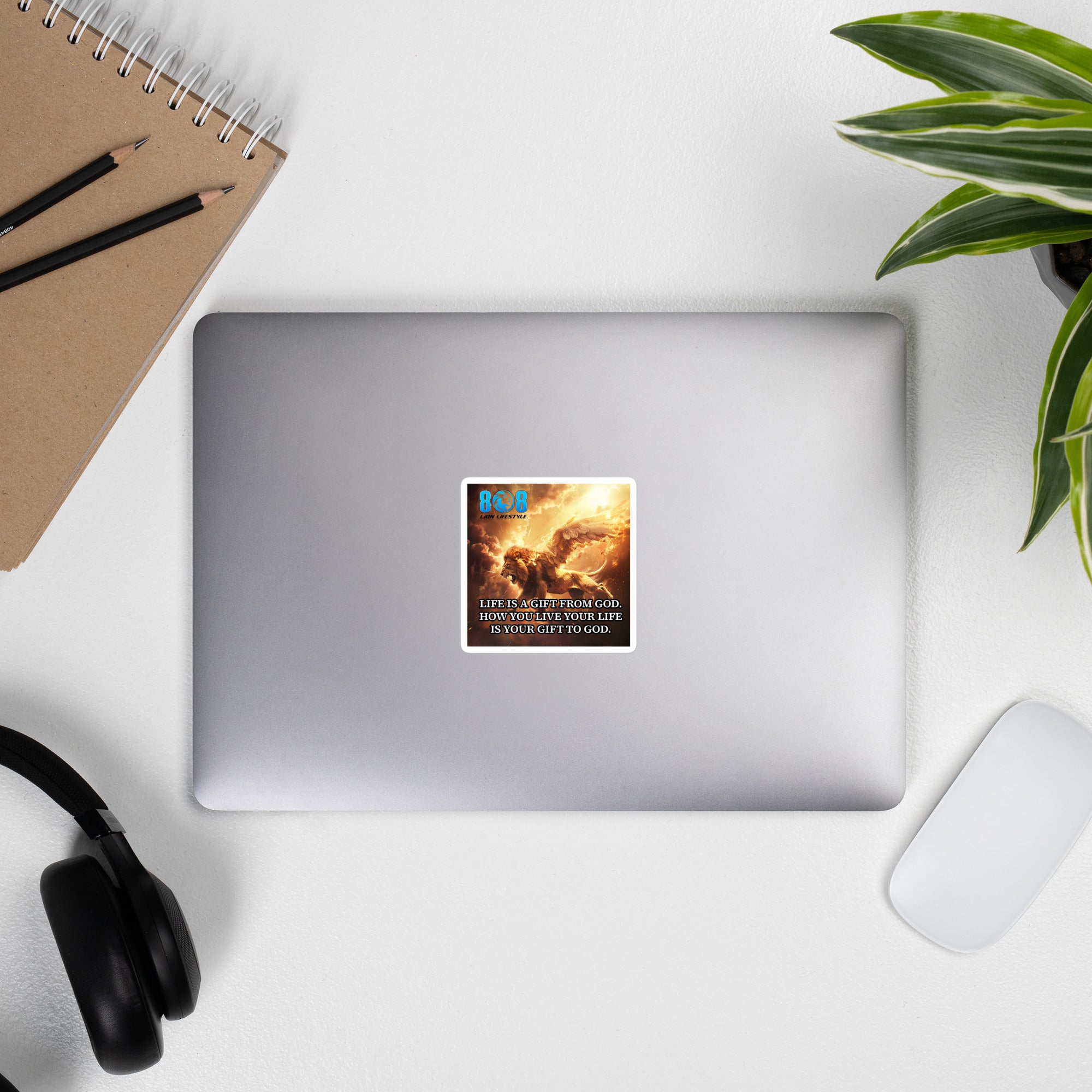 Celebrate every breath with the Gift From God Sticker, a daily reminder that life is sacred. This Life is a gift from God motivational sticker inspires gratitude, while the Live for God quote sticker strengthens devotion. Elevate your space with a Christian gratitude laptop sticker and Purpose driven faith inspirational sticker. Honor the Giver with how you live—Add to cart now.