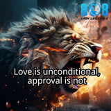 The Love Is Unconditional Sticker is a bold reminder that real love stands firm without conditions. This powerful Unconditional love quote sticker inspires deeper connection while reinforcing strength through a Healthy boundaries motivational sticker message. Designed as a Self-worth affirmation sticker and Emotional maturity inspirational sticker, it empowers authentic living. Add to cart now and honor your true value today.