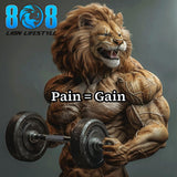 The Pain = Gain Sticker is built for those who embrace the grind. This bold No pain no gain motivational sticker reminds you that growth requires effort. Featuring a powerful Train through the pain quote sticker, it reinforces a Muscle growth discipline sticker mindset and stands as a Hard work builds strength inspirational sticker daily. Add to cart now and earn your gains.