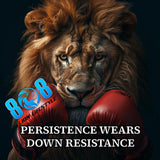 The Persistence Sticker is a daily reminder that steady effort wins. Featuring the powerful Persistence wears down resistance quote sticker message, it reinforces grit and discipline. This bold Never give up motivational sticker doubles as a Consistency beats resistance mindset sticker and Relentless effort inspirational sticker for unstoppable progress. Add to cart now and keep pushing forward.