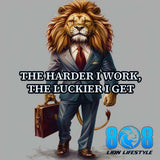 Success isn’t random — it’s earned. The Luckier I Get Sticker reminds you daily that discipline creates opportunity. This Hard work creates luck sticker and The harder I work quote sticker fuels ambition, while the Hustle builds success mindset sticker and Work ethic motivational laptop sticker keeps your focus sharp. Own your grind, elevate your standards, and turn effort into results. Add to cart.