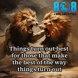 Attitude determines outcomes. The Making The Best Sticker reminds you to rise regardless of circumstances. This Make the best of it quote sticker reinforces resilience, while the Turn setbacks into comebacks motivational sticker fuels momentum. Strengthen perspective with the Positive outlook mindset decal and the Adapt and overcome reminder sticker — add to cart now and make the best of every moment today.