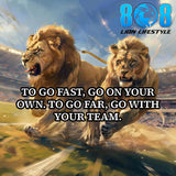 Go Fast Or Go Far Canvas