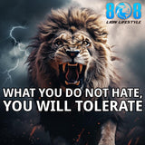 Elevate your standards with the bold Toleration Awareness Sticker, a powerful reminder that what you allow defines your life. This Raise your standards quote sticker doubles as a Stop tolerating less motivational sticker and Personal boundaries mindset decal. Reinforce strength daily with this Discipline and self respect sticker—set the bar higher and Add to cart now.