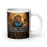 The Pain Mug fuels your drive with every sip, reminding you to choose discipline over regret. This Discipline over regret mug keeps your focus sharp, while the Regret prevention coffee mug boosts daily determination. Elevate your grind with this No excuses motivation mug, crafted to reinforce a Stay committed mindset mug and unstoppable momentum. Add to cart now!