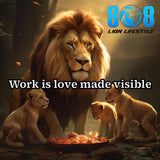 Purpose becomes powerful when expressed through action. The Visible Love Sticker is a daily reminder that your work reflects your heart. Inspired by the timeless Work is love made visible quote sticker, this bold Do what you love motivational sticker doubles as a Passion driven purpose decal and uplifting Inspired work mindset quote sticker. Turn passion into impact—Add to cart now.