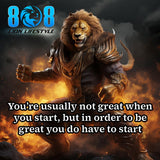Start Of Greatness Sticker is your daily push to move before you feel ready. This bold Just start motivational quote sticker ignites momentum, while the Greatness begins with action decal reminds you that progress rewards action. Embrace the Start before perfection mindset sticker and let the First step to success inspirational sticker drive your breakthrough. Begin today — Add to cart.