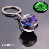 Constellation Chakra Keychain