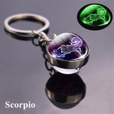 Constellation Chakra Keychain