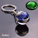 Constellation Chakra Keychain