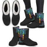 Chakra Faux Fur Boots