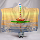 7-Chakra Lotus Hoodie Blanket