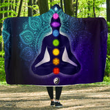 7-Chakra Harmony Hoodie Blanket