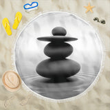 Zen Stones Beach Blanket