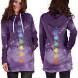 7-Chakra Lotus Hoodie Dress