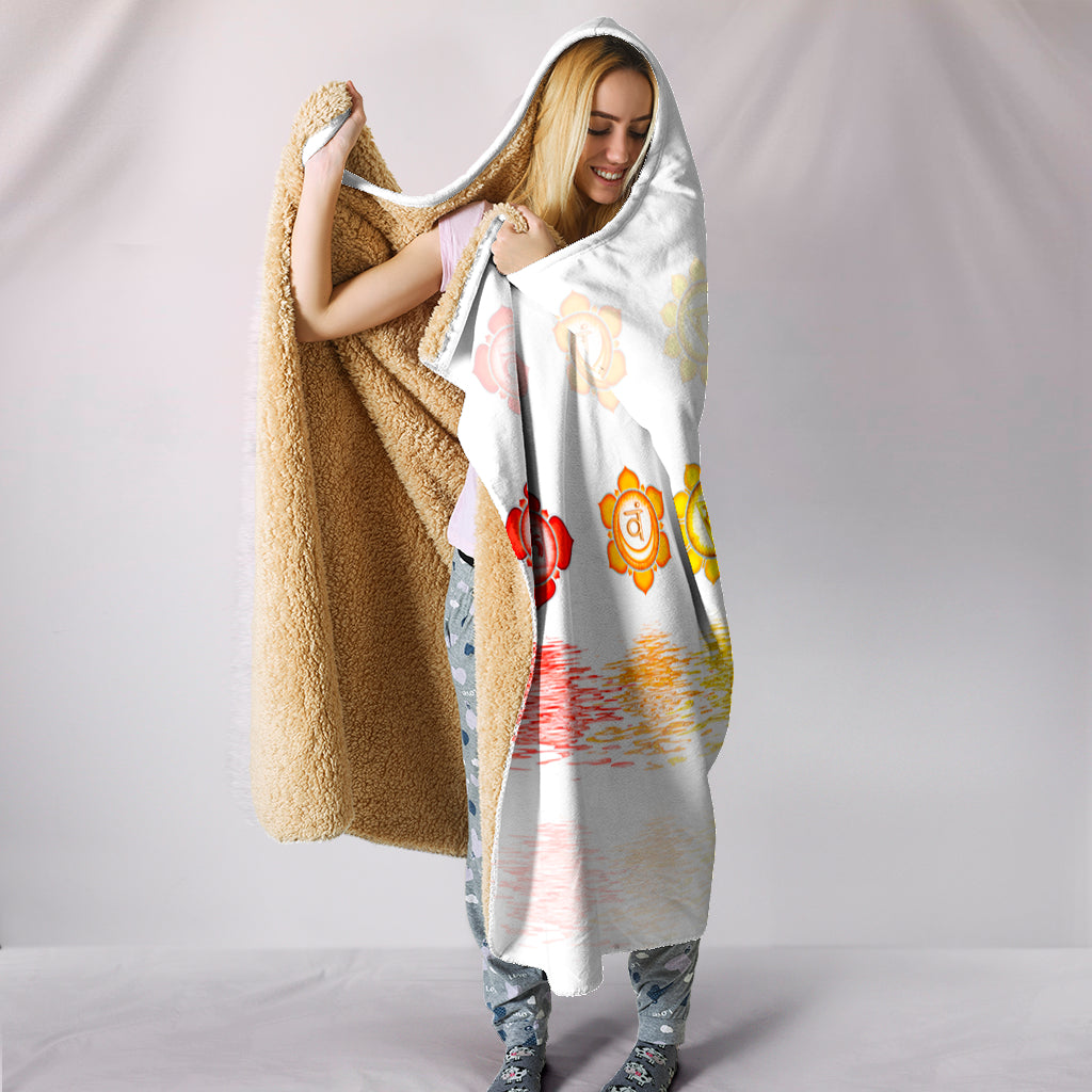 7-Chakra Serenity Hoodie Blanket