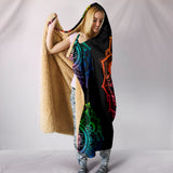 Abundance Lotus Hoodie Blanket