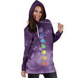7-Chakra Lotus Hoodie Dress