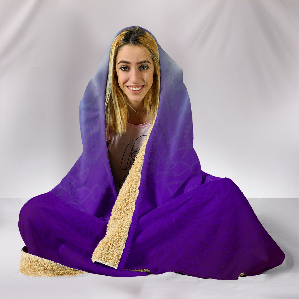 7-Chakra Royal Hoodie Blanket