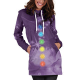 7-Chakra Lotus Hoodie Dress