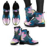 Chakra Lotus Leather Boots