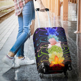 Chakra Lotus Suitcase Cover