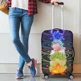 Chakra Lotus Suitcase Cover
