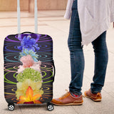 Chakra Lotus Suitcase Cover